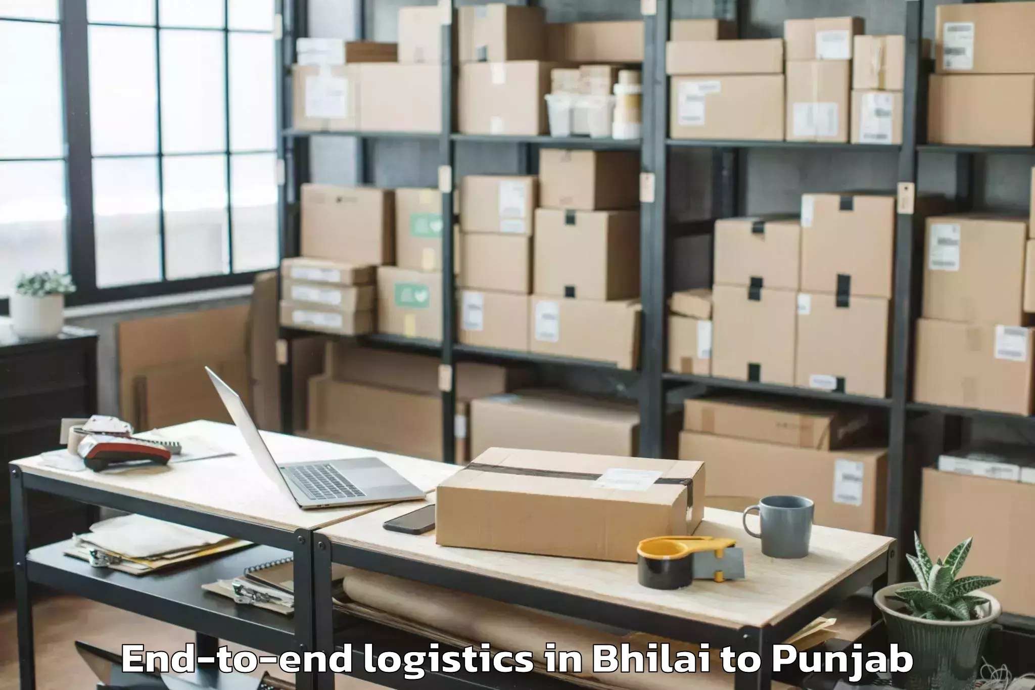 Trusted Bhilai to Firozpur End To End Logistics